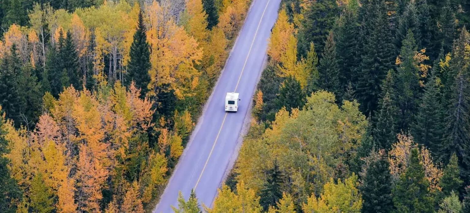 RV on the road
